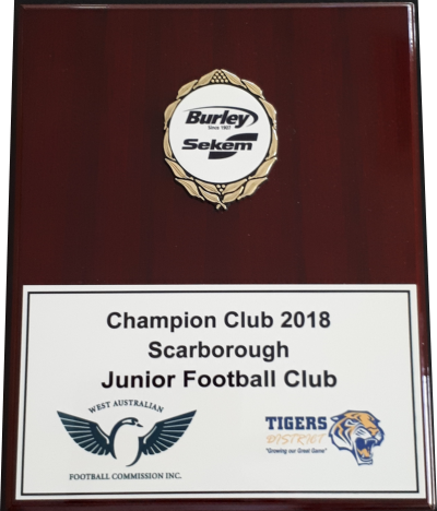 2018 Club of the Year - Trophy